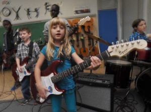 Best Buy donates musical instruments, bringing rock’n’roll to Burnaby school